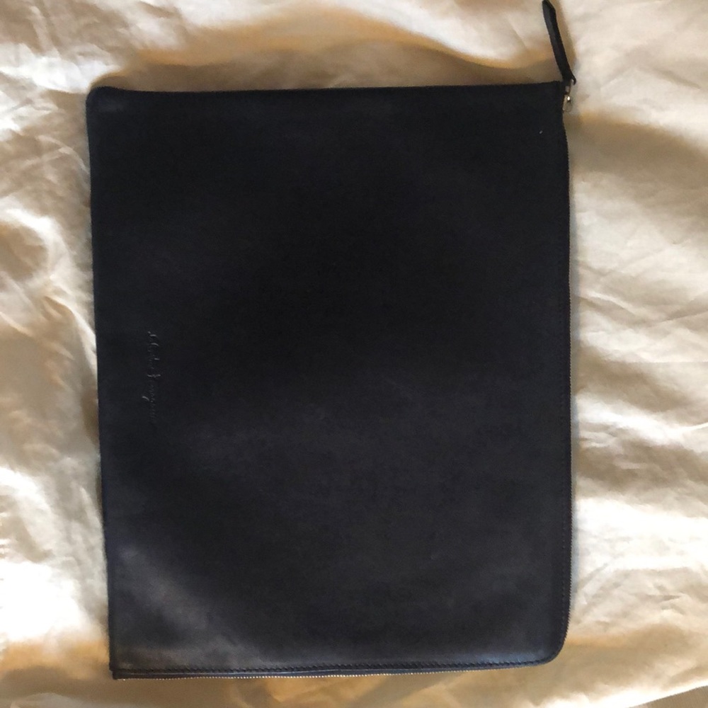 Salvatore Ferragamo Tablet/document travel pouch